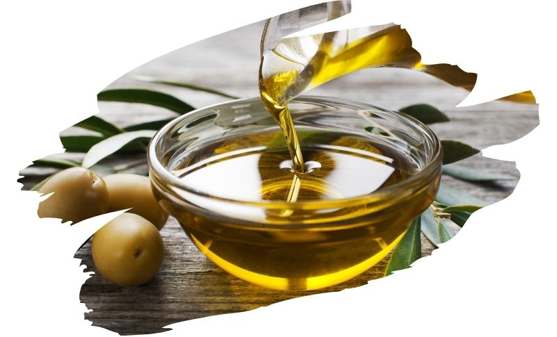 Extensiones de cabello con aceite de oliva