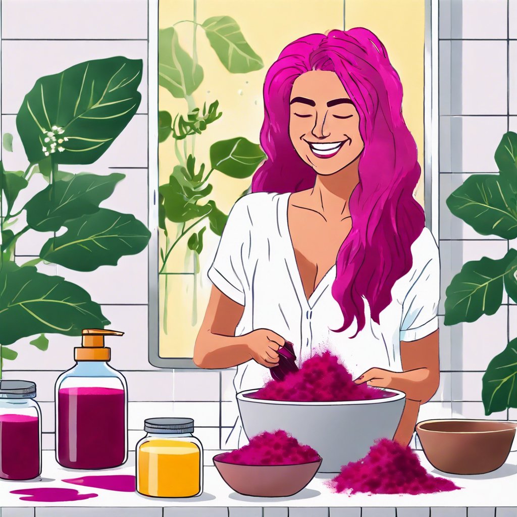 Colores Vibrantes y Saludables: Descubre el Arte de Teñir el Cabello con Ingredientes Naturales